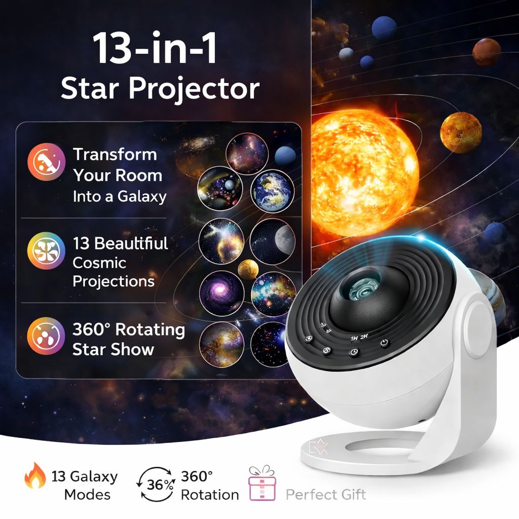 GalaxyDream™ | 13-in-1 Galaxy Star Projector