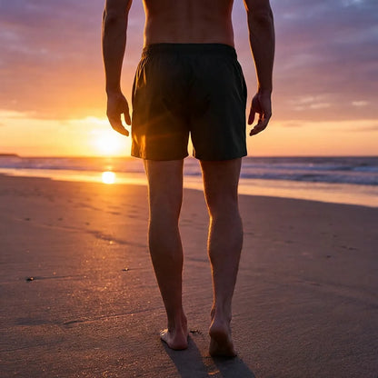 Black Cotton Comfort Boxer