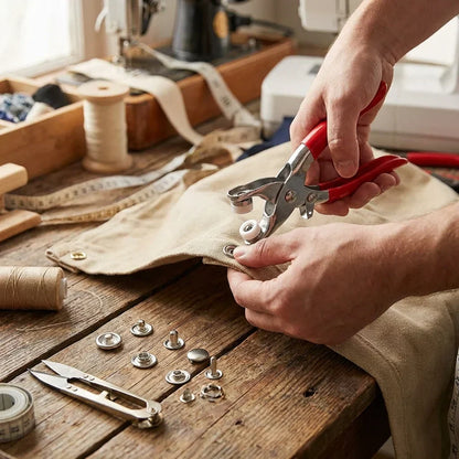 Metal Copper Prong Snap Buttons With Pliers