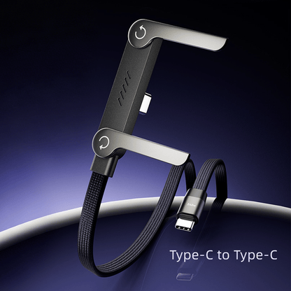🔥InvisiHold Pro – 2-in-1 240W Fast Charging Cable with Built-in Stand