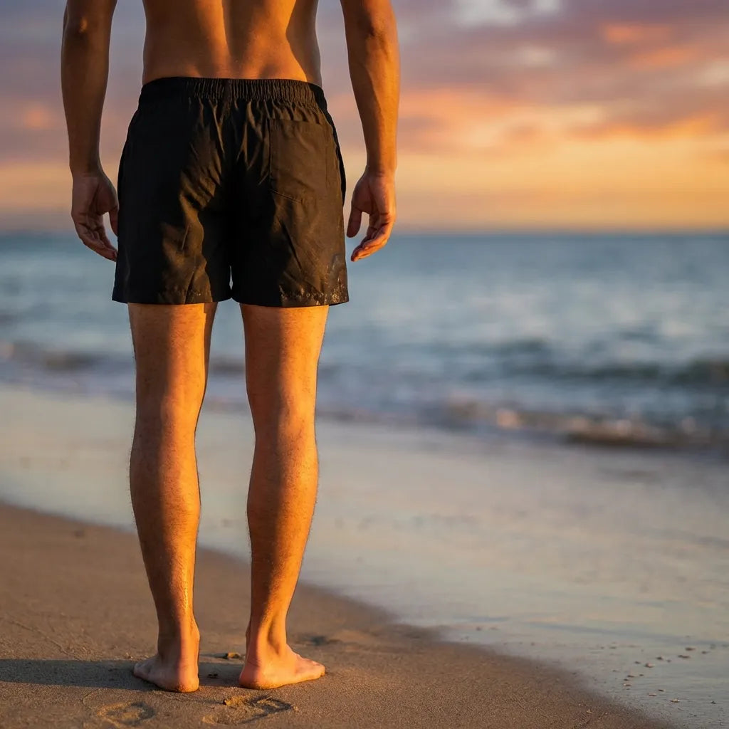 Black Cotton Comfort Boxer