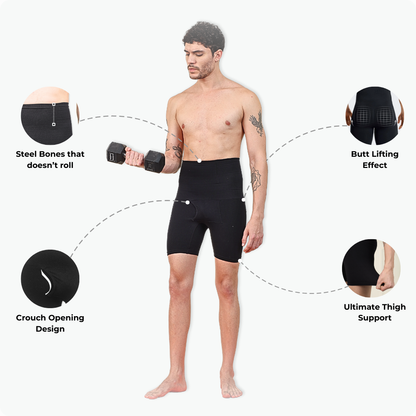 🔥 Shapermen High-Compression Shorts | Buy 1 Get 1 FREE