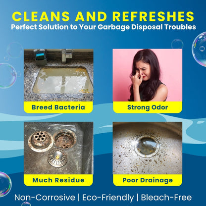 LemonBlast Yellow Bubble Tablets – Odor Eliminator + Blockage Remover ( BUY 1 GET 1 FREE )
