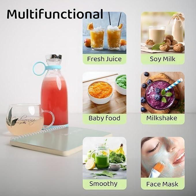 BlendGo™ Portable Mini Juice Blender | USB Rechargeable Smoothie Maker