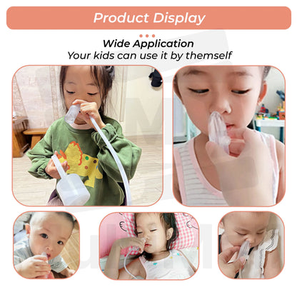 👃 Manual Nasal Aspirator | Safe & Gentle Mucus Removal for All Ages 💨👶