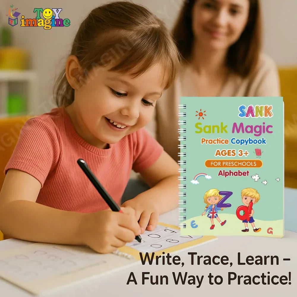 Sank Magic Practice Copybook (4 Book + 10 Refill)