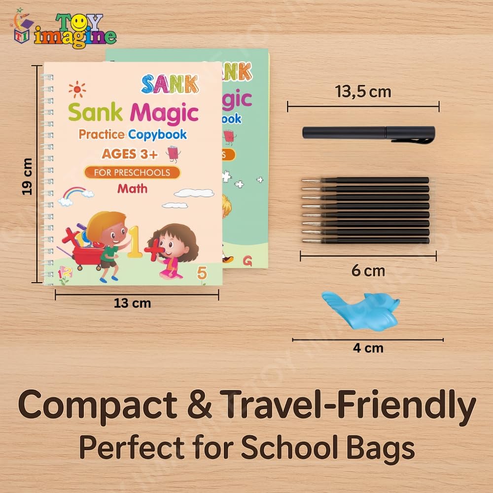 Sank Magic Practice Copybook (4 Book + 10 Refill)
