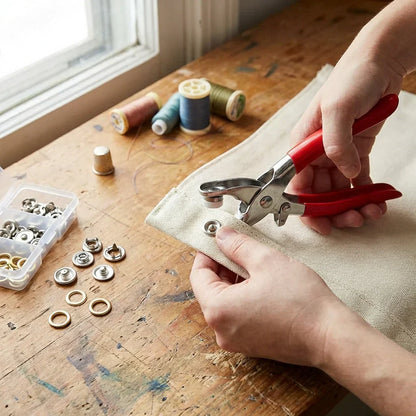 Metal Copper Prong Snap Buttons With Pliers