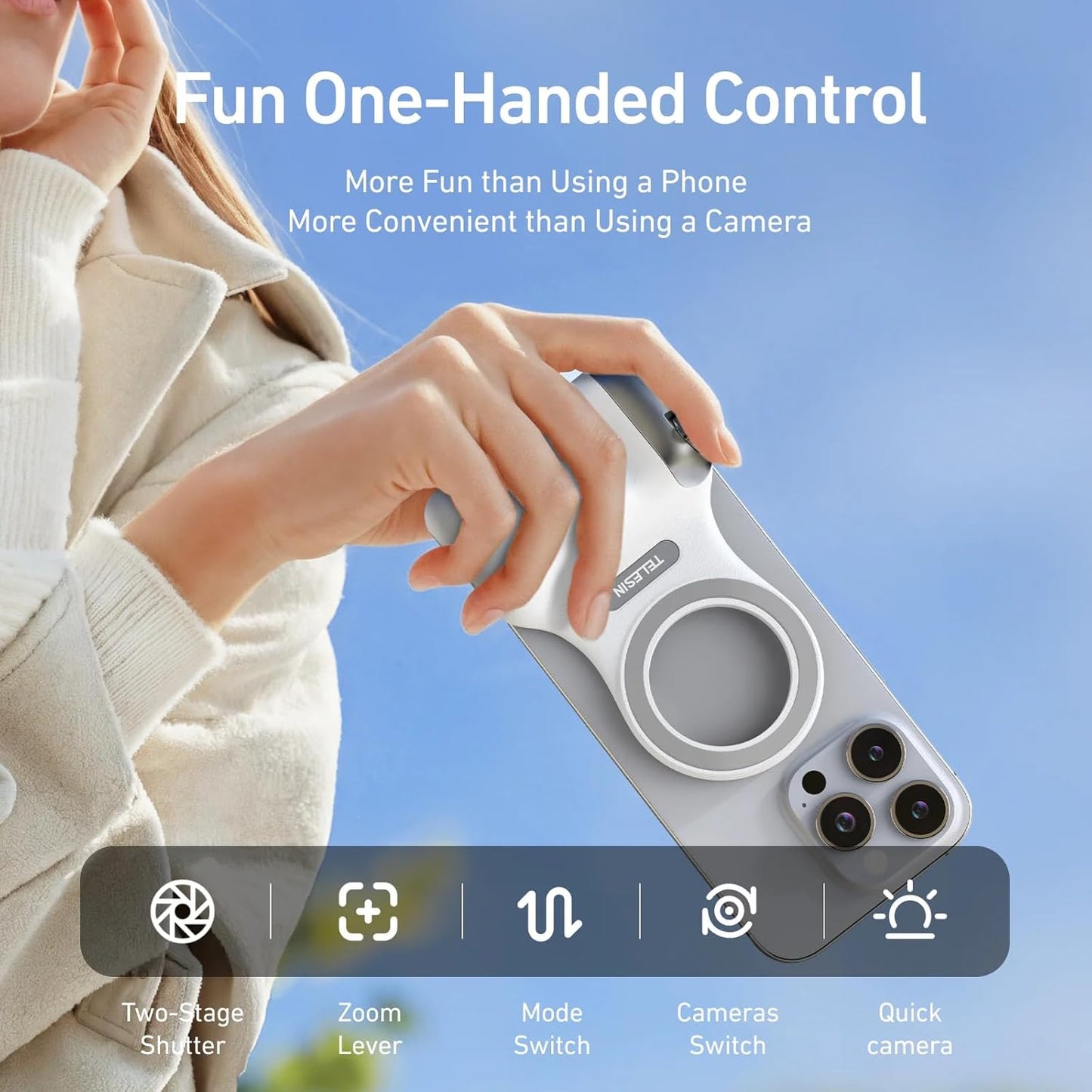 Magnetic Phone Grip with (Influencer Kit)