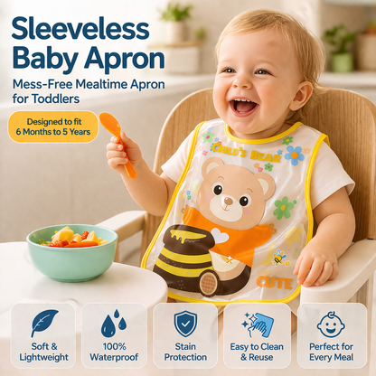 Waterproof Toddler Sleeveless Apron