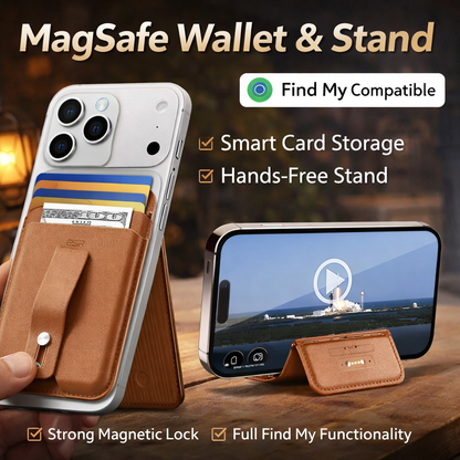 MagSafe Smart Wallet Stand with Find My Tracker