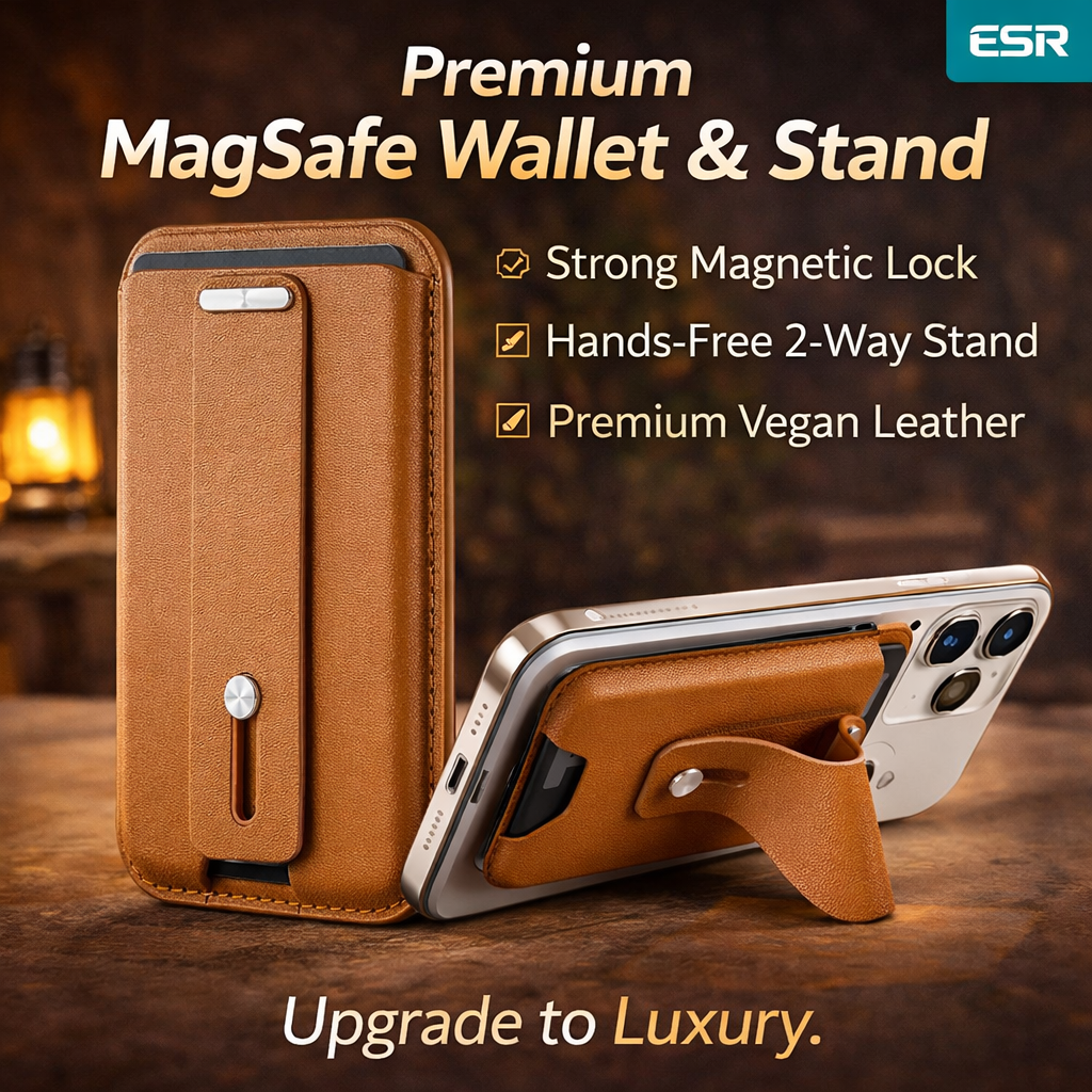 MagSafe Smart Wallet Stand with Find My Tracker