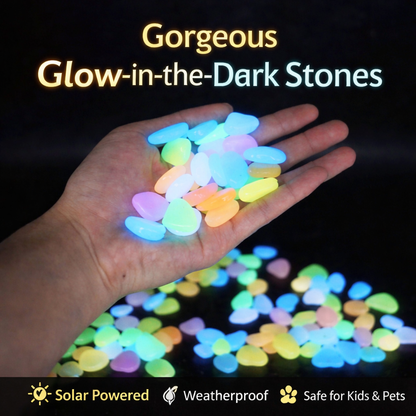 Glow-in-the-Dark Garden & Décor Pebbles | BUY 1 GET 1 FREE