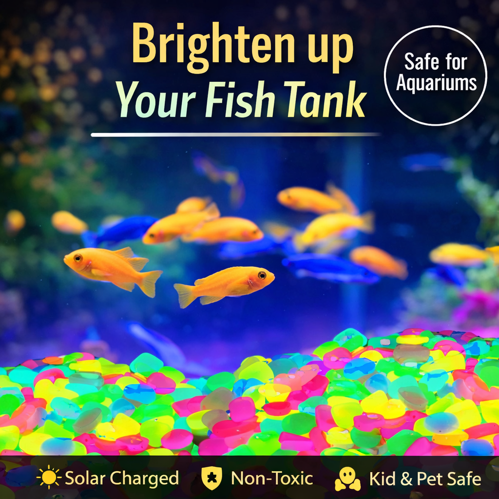 Glow-in-the-Dark Garden & Décor Pebbles | BUY 1 GET 1 FREE