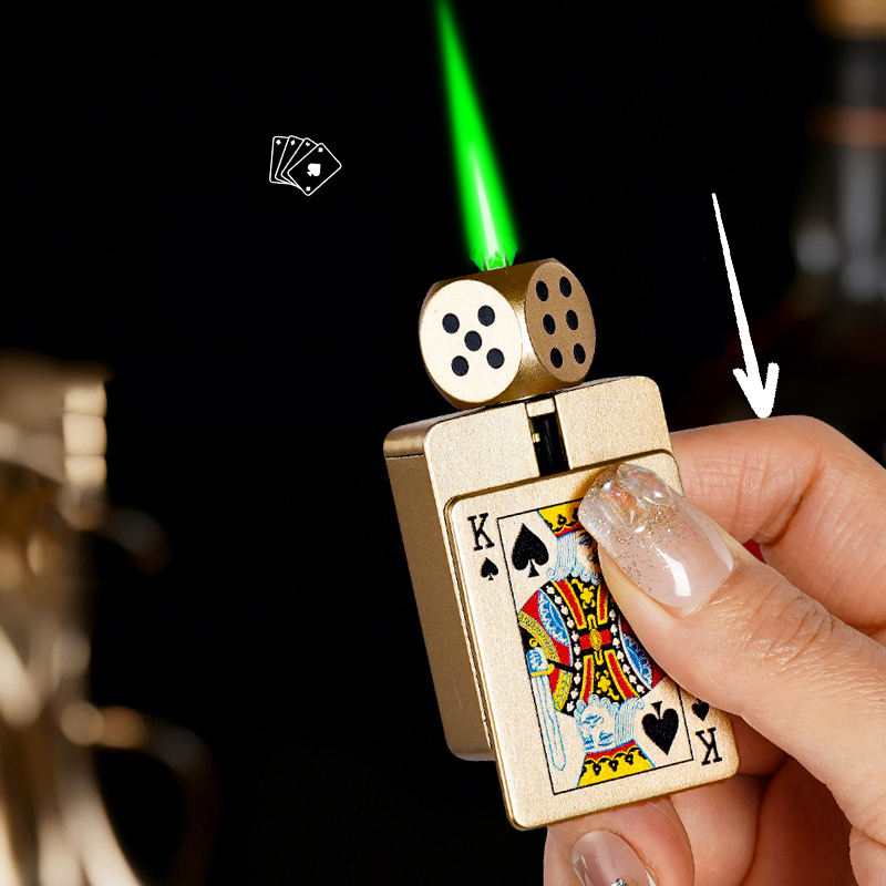 FlameX Pro – Green Fire Windproof Lighter