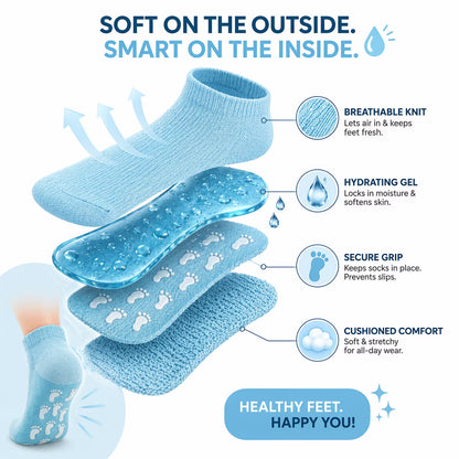 Healing Therapy Gel Socks✨ | Buy One Get One Free 🔥| Adjustable Size