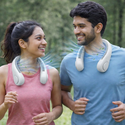 NeckFan – Wearable Neck Fan | Soft Airflow | Outdoor & Travel Cooling