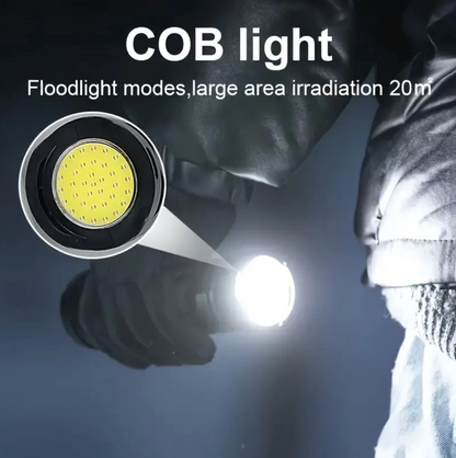 VoltBeam Pro™ – Zoomable Rechargeable Metal Flashlight (Power Bank + 12H Backup) | BUY 1 GET 1 FREE