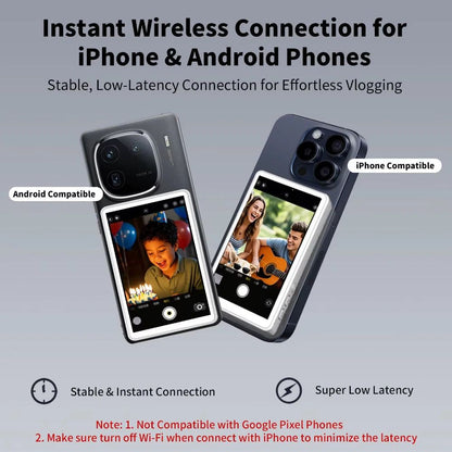 Wireless Magnetic Rear Camera Selfie Screen