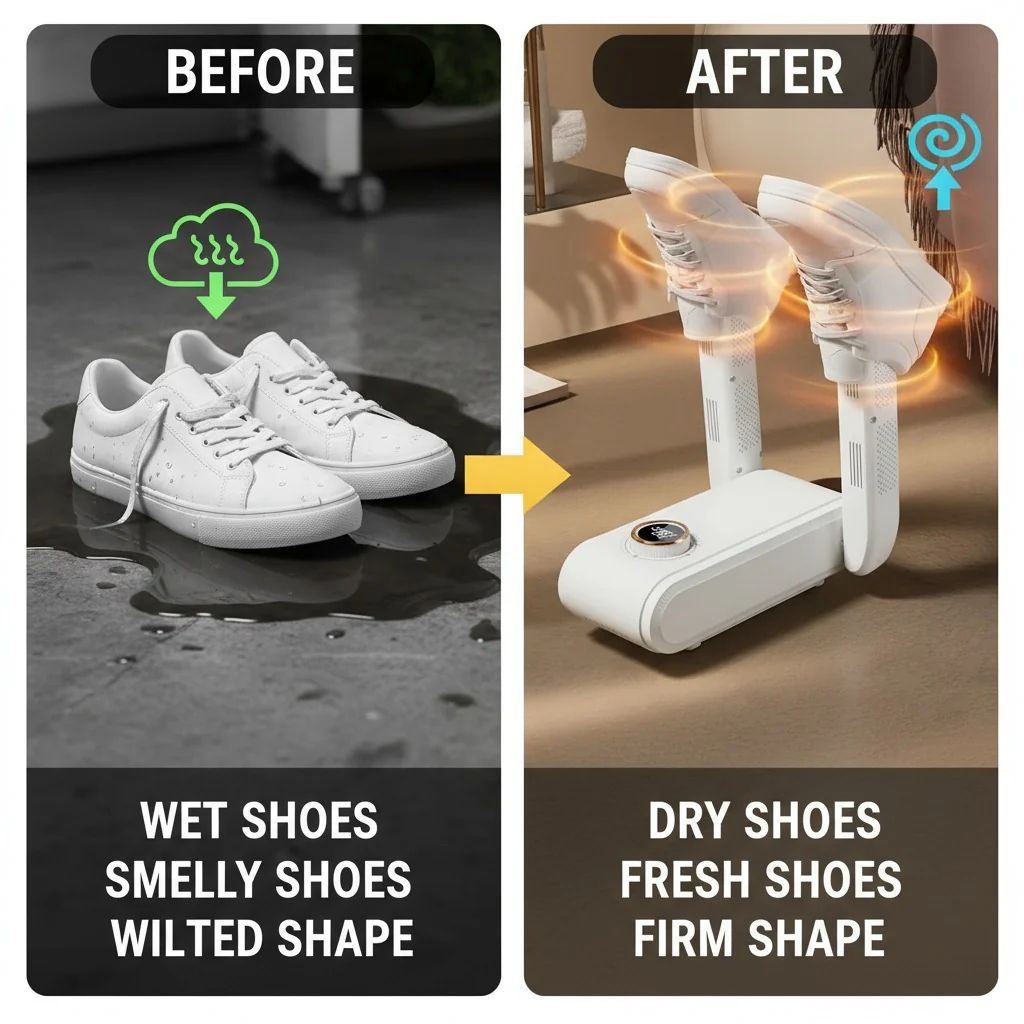 Portable & Foldable Shoe Dryer
