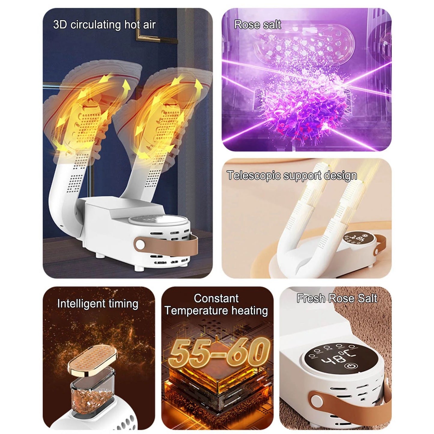 Portable & Foldable Shoe Dryer