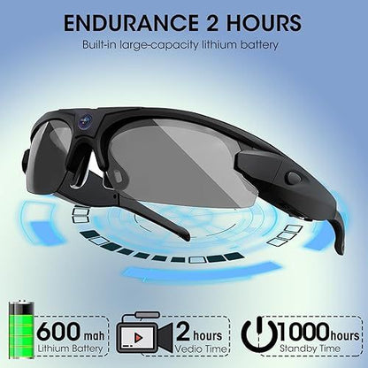 Smart HD Eyeglasses with Built-in Camera
