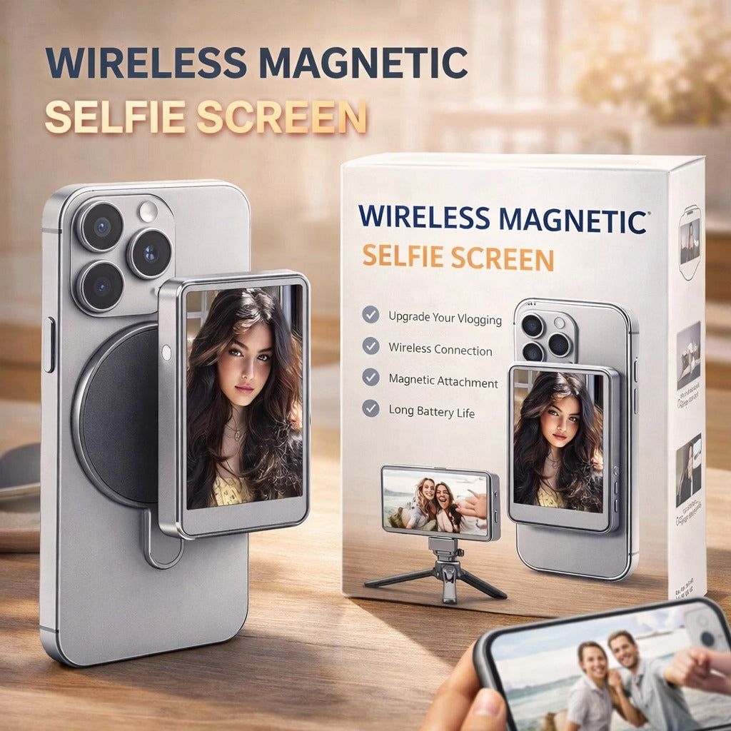 Wireless Magnetic Rear Camera Selfie Screen