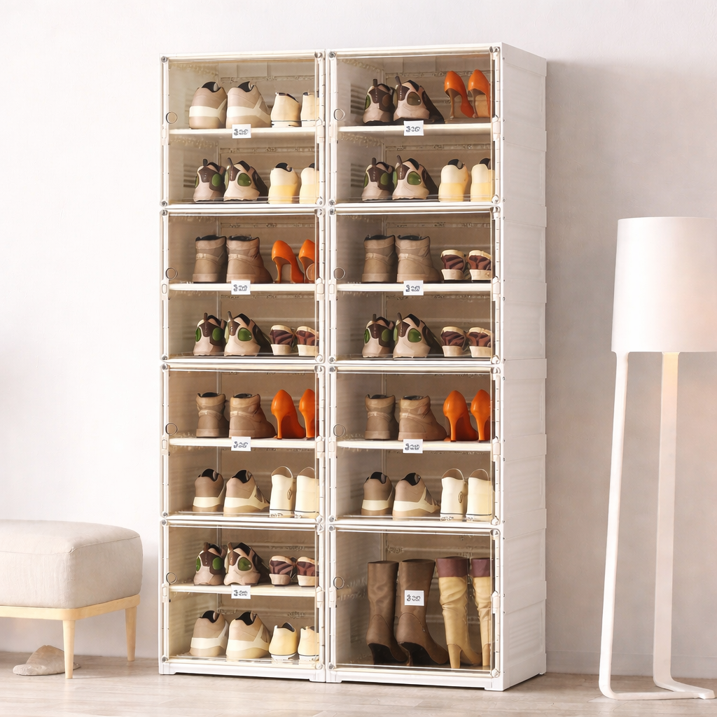 🔥 Premium Shoe Rack Shelf 8 Layer | BOGO & 5-Year Warranty!