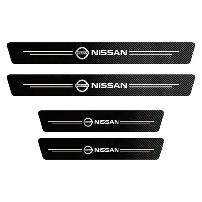 EmblazeR - Carbon Fiber Door Sill Protector 9Pcs