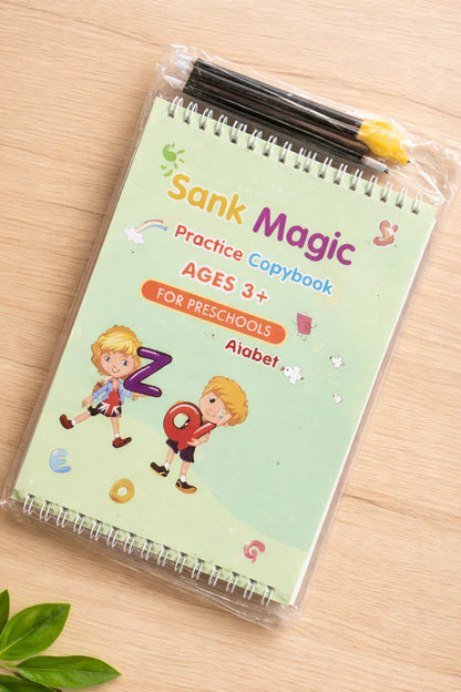 Sank Magic Practice Copybook (4 Book + 10 Refill)
