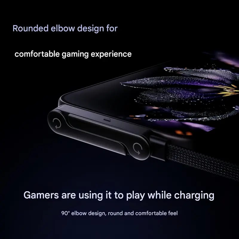 🔥InvisiHold Pro – 2-in-1 240W Fast Charging Cable with Built-in Stand