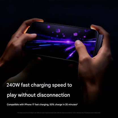 🔥InvisiHold Pro – 2-in-1 240W Fast Charging Cable with Built-in Stand