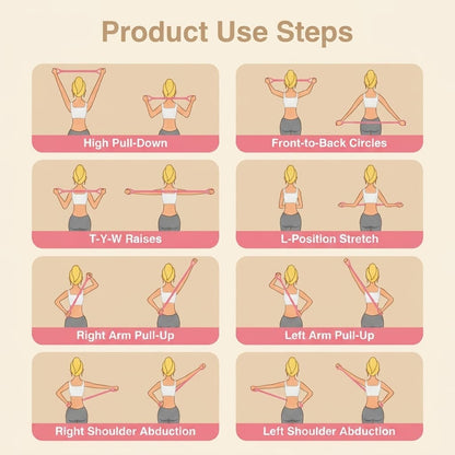 Figure 8 Silicone Resistance Exercise Bands (Pack of 2)