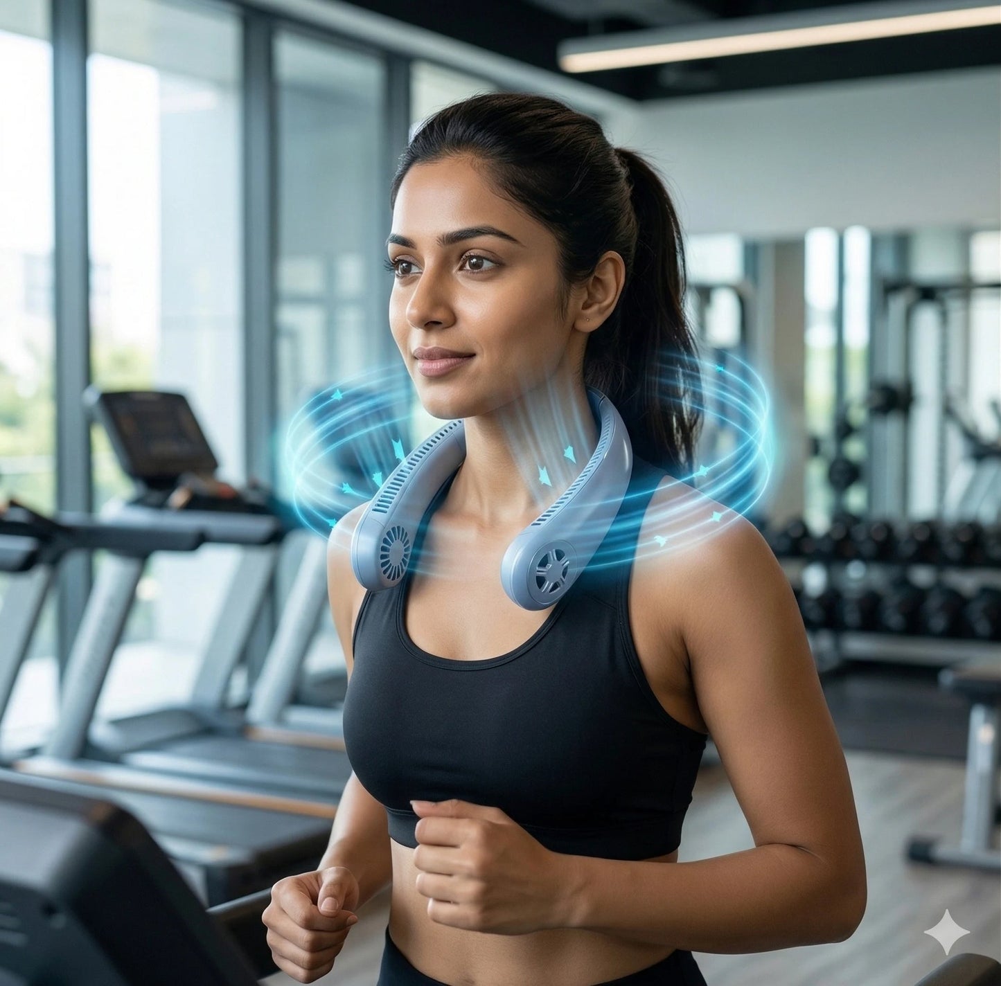 NeckFan – Wearable Neck Fan | Soft Airflow | Outdoor & Travel Cooling