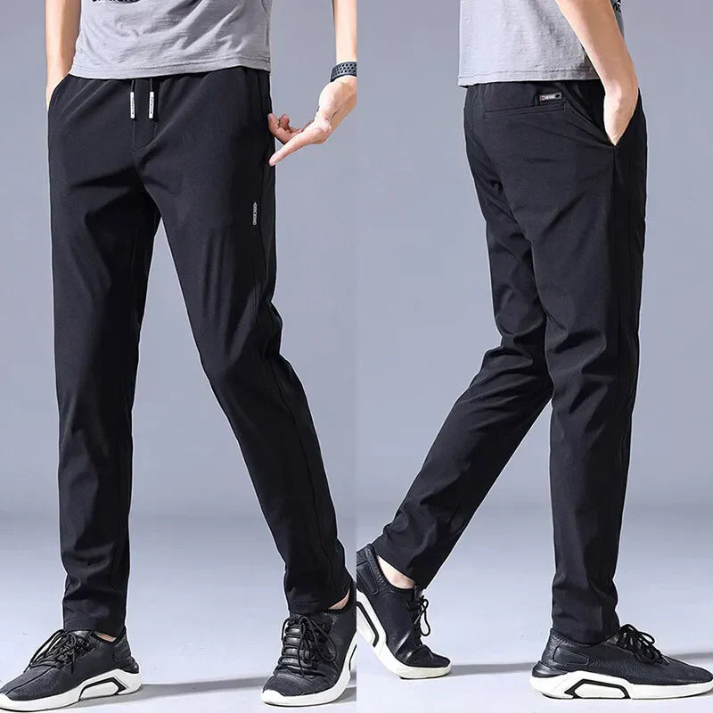 Pack of 3 Mega-Offer 😍 Premium-Quality Smooth Soft Stretch Lycra Pants (Black, Grey And Dark Blue)