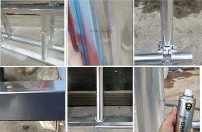 Anti Rust Metallic and Stainless Steel Silver Chrome Paint Spray
