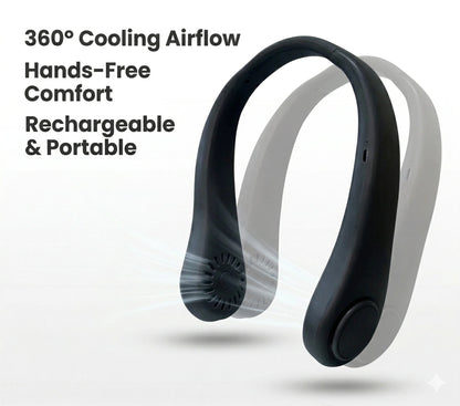 NeckFan – Wearable Neck Fan | Soft Airflow | Outdoor & Travel Cooling