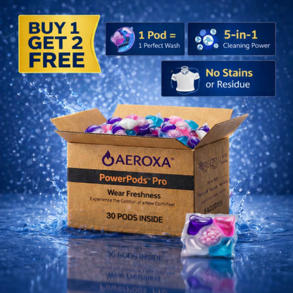 PowerPods Pro 5-in-1 Laundry Capsules | Buy 1 Get 2 FREE
