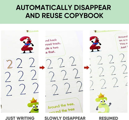 Sank Magic Practice Copybook (4 Book + 10 Refill)
