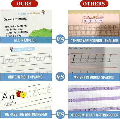 Sank Magic Practice Copybook (4 Book + 10 Refill)
