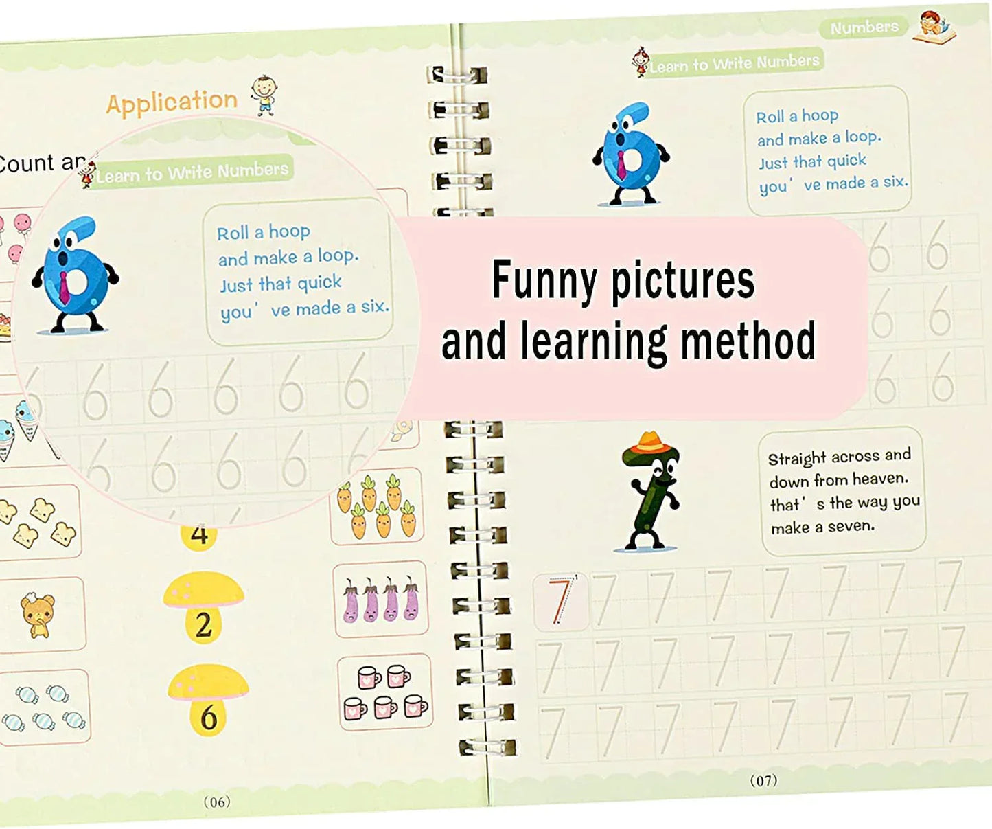 Sank Magic Practice Copybook (4 Book + 10 Refill)