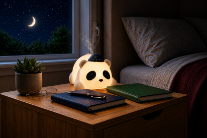 Squishy Sleeping Panda LED Night Light
